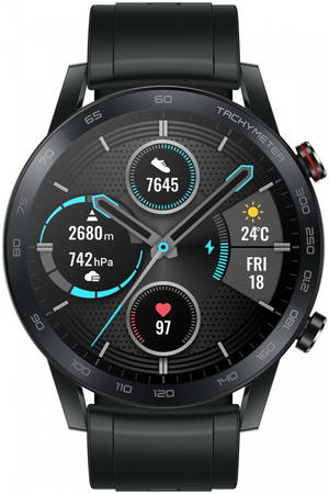 Смарт-часы Honor Watch Magic 2 Charcoal Black/Black (MNS-B19) 965844461520268