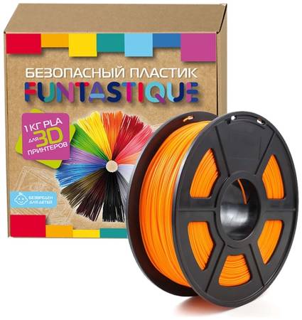 Пластик для 3D-принтера Funtastique PLA-1KG-OR PLA Orange 965844461520737