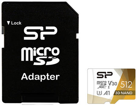 Карта памяти Silicon Power Superior Pro microSDXC 512GB (SP512GBSTXDU3V20AB)