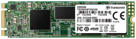 SSD накопитель Transcend MTS830S M.2 2280 256 ГБ (TS256GMTS830S)