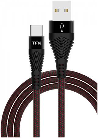 TFN кабель TypeC forza 1.0m black TFN-CFZUSBCUSB1MBK