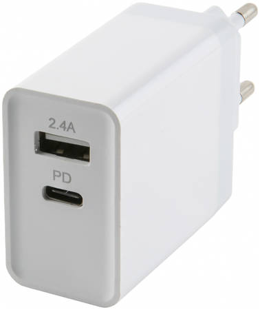 Сетевое зарядное устройство RED LINE PD-3A, 2 USB, 3 A, black 965844461757513