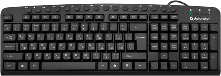 Проводная клавиатура Defender Focus HB-470 Black (45470) 965844461766296