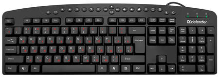 Проводная клавиатура Defender Atlas HB-450 Black 965844461766298