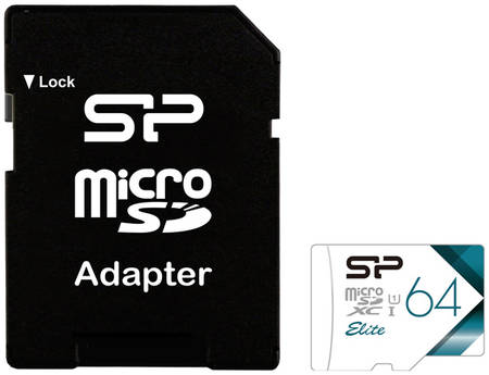 Карта памяти Silicon Power Micro SDXC SP064GBSTXBU1V21SP 64GB