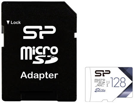 Карта памяти Silicon Power Micro SDXC SP128GBSTXBU1V21SP 128GB Elite