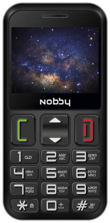 Мобильный телефон Nobby 240B Black/Grey