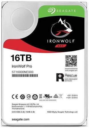 Жесткий диск Seagate IronWolf Pro 16ТБ (ST16000NE000) 965844461798754