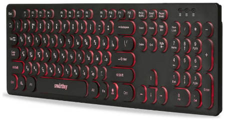 Проводная клавиатура SmartBuy ONE 328 Black (SBK-328U-K) 965844461907303