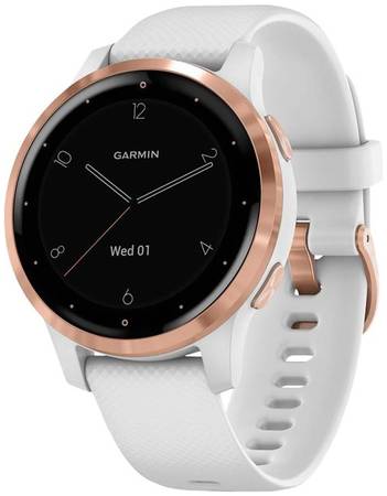 Спортивные наручные часы Garmin Vivoactive 4S White/Rose Gold 965844461954078