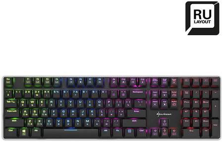 Проводная игровая клавиатура Sharkoon PureWriter RGB