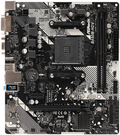 Материнская плата ASRock B450M-HDV R4.0 965844462050047