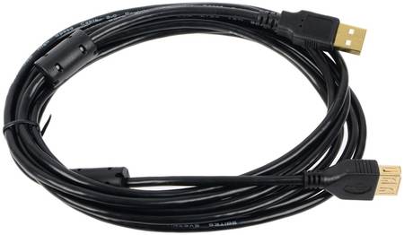Кабель USB 2.0 AM-AF 5,0м 5bites черный UC5011-050A EXPRESS 965844462054416