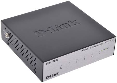 Коммутатор D-Link Switch DES-1005D Black 965844462054896