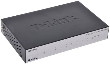 Коммутатор D-Link Switch DES-1008D/RU Black 965844462054897