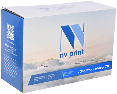 Картридж для лазерного принтера NV Print Q6472A/711Y, желтый NV-Q6472A/711Y 965844462109110
