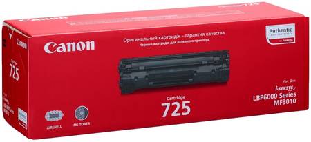 Картридж лазерный Canon 725, черный (3484B002) 725Bk 965844462109143
