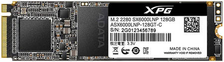 SSD накопитель ADATA XPG SX6000 Lite M.2 2280 128 ГБ (ASX6000LNP-128GT-C) 965844462109583