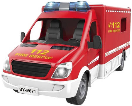 Радиоуправляемая пожарная машинка Double Eagle 2.4G 965844462128559