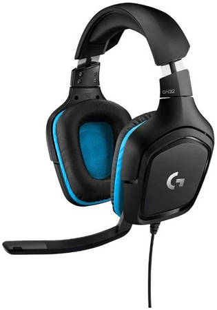 Игровая гарнитура Logitech G432 Black/Blue 965844462180449
