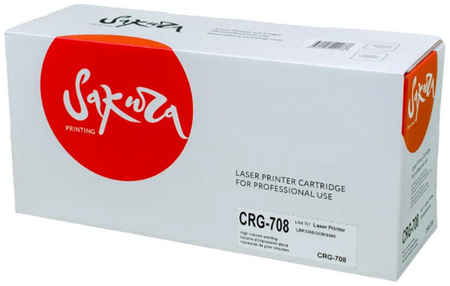 Картридж для лазерного принтера Sakura CRG708, черный SACRG708 965844462180628