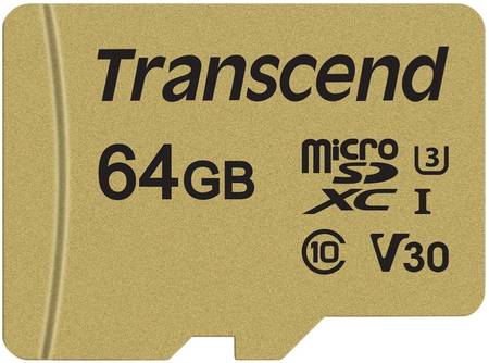 Карта памяти Transcend Micro SD TS64GUSD500S 64GB 965844462180647