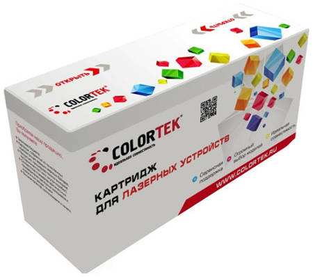 Тонер-картридж для лазерного принтера Colortek Colortek TK1110 черный, совместимый 965844462180800