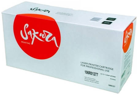 Картридж для лазерного принтера Sakura 106R01277, черный SA106R01277 965844462180821