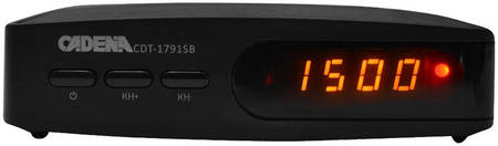DVB-T2 приставка Cadena CDT-1791SB Black 965844462180864