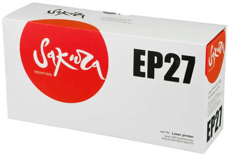 Картридж для лазерного принтера Sakura EP27, черный SAEP27 965844462181957