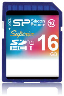 Флеш карта Silicon Power SDHC Superior 16GB 965844462215101