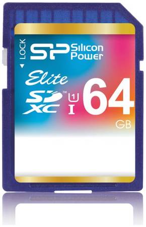 Карта памяти Silicon Power Elite SDXC 64GB