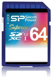 Карта памяти Silicon Power SD Superior SDXC 64GB