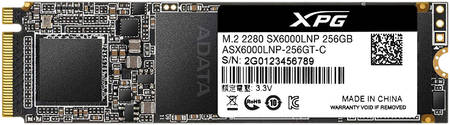 SSD накопитель ADATA XPG SX6000 Lite M.2 2280 256 ГБ (ASX6000LNP-256GT-C) 965844462215646