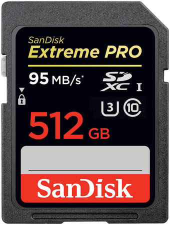 Карта памяти SanDisk SDXC Extreme PRO SDSDXPA-512G-G46 512GB