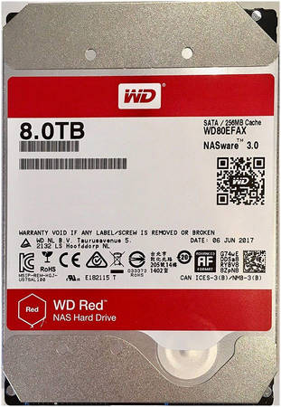 Жесткий диск WD 8ТБ (WD80EFAX)