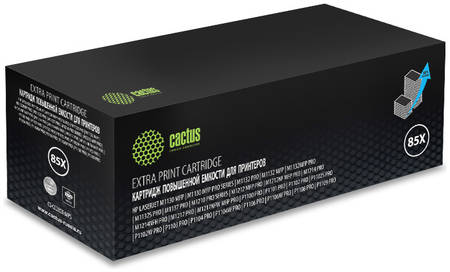 Тонер-картридж для лазерного принтера CACTUS CS-CE285X-MPS черный, совместимый 965844462317908