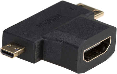 Переходник SmartBuy HDMI F-miniHDMI M-microHDMI M 965844462318143