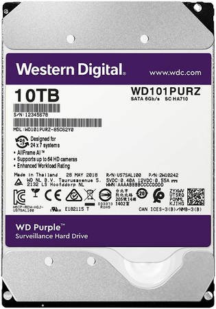 Жесткий диск WD 10ТБ (WD101PURZ)