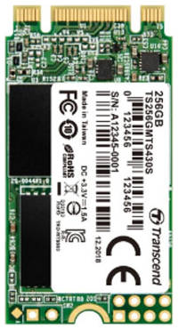 SSD накопитель Transcend MTS430 M.2 2242 256 ГБ (TS256GMTS430S)