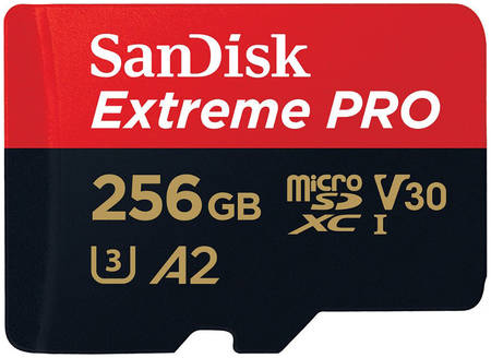 Карта памяти SanDisk SDXC Extreme Pro SDSQXCZ-256G-GN6MA 256GB 965844462444107