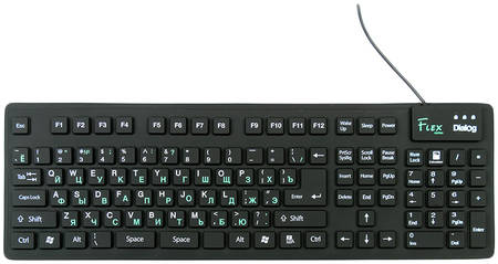 Проводная клавиатура Dialog Flex KFX-05U Black 965844462446612