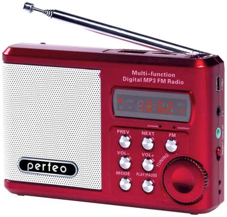 Радиоприемник Perfeo Sound Ranger PF-SV922 Red 965844462446755