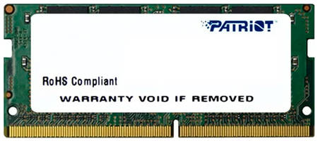 Patriot Memory Оперативная память Patriot 4Gb DDR4 2400MHz SO-DIMM (PSD44G240082S) Signature Line 965844462500486