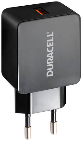 Сетевое зарядное устройство Duracell DRACUSB8-RU, 1xUSB, 3 A, black 965844462544435