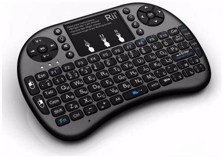 Беспроводная мини-клавиатура Rii Mini i8+ (RT-MWK08+)