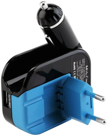 Сетевое зарядное устройство MiLi MiLi Power Charger HC-U20-2, 1 USB, 1 A, black 965844462558010