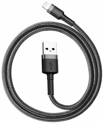 Кабель Baseus Cafule Cable special edition 0.5m Grey/Black/Black