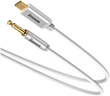 Кабель Baseus Yiven Type-C male To 3.5 male Audio Cable M01 White 965844462570749