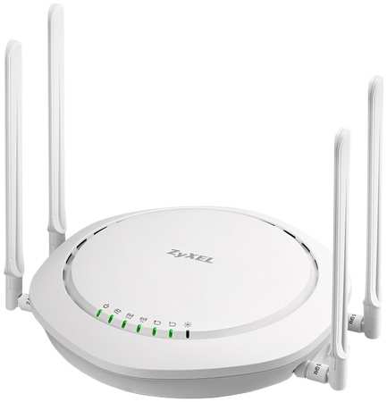 Точка доступа Wi-Fi Zyxel WAC6502D-E White ZyXEL WAC6502D-E (802.11a/b/g/n/ac, 2.4/5 ГГц, 867 Мбит/с, 2xGLAN, MIMO, PoE) #WAC6502D-E 965844462576445